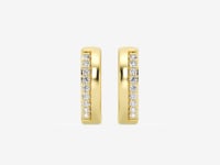 Sophia-Diamond Hoop Earrings for Women