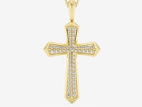 Caleb-Lab Grown Diamond Necklace Pendant for Men