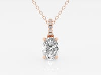 Elise-Diamond Necklace Pendant for Women