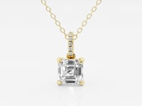 Elise-Lab Grown Diamond Necklace Pendant for Women