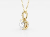 Elise-Lab Grown Diamond Necklace Pendant for Women
