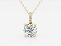 Elise-Lab Grown Diamond Necklace Pendant for Women
