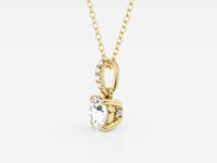 Elise-Lab Grown Diamond Necklace Pendant for Women