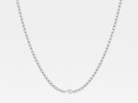 Eloise-Lab Grown Diamond Tennis Necklace