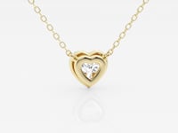 Esme-Lab Grown Diamond Necklace Pendant for Women