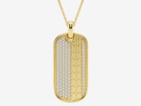 Ethan-Lab Grown Diamond Necklace Pendant for Men