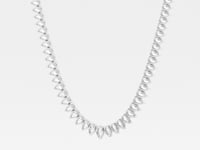 Juliette-Lab Grown Diamond Tennis Necklace
