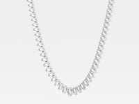 Juliette-Lab Grown Diamond Tennis Necklace