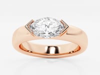 Emmy-Lab Grown Diamond Stackable ring for Women