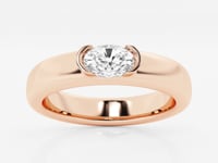 Emmy-Lab Grown Diamond Stackable ring for Women