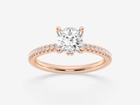 Eliana-Hidden Halo Engagement Ring - Lab Grown Diamonds