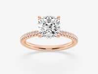 Eliana-Hidden Halo Engagement Ring - Lab Grown Diamonds
