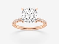 Eliana-Hidden Halo Engagement Ring - Lab Grown Diamonds