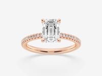 Eliana-Hidden Halo Engagement Ring - Lab Grown Diamonds