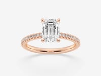 Eliana-Hidden Halo Engagement Ring - Lab Grown Diamonds