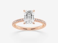 Eliana-Hidden Halo Engagement Ring - Lab Grown Diamonds