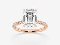 Eliana-Hidden Halo Engagement Ring - Lab Grown Diamonds