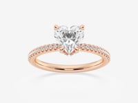 Eliana-Hidden Halo Engagement Ring - Lab Grown Diamonds
