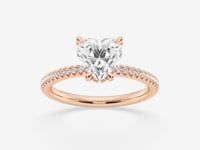 Eliana-Hidden Halo Engagement Ring - Lab Grown Diamonds