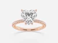 Eliana-Hidden Halo Engagement Ring - Lab Grown Diamonds