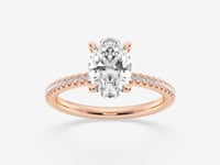 Eliana-Hidden Halo Engagement Ring - Lab Grown Diamonds
