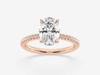 Eliana-Hidden Halo Engagement Ring - Lab Grown Diamonds