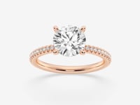 Eliana-Hidden Halo Engagement Ring - Lab Grown Diamonds