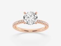 Eliana-Hidden Halo Engagement Ring - Lab Grown Diamonds