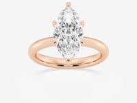 Elise-Solitaire Engagement Ring - Lab Grown Diamonds