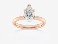 Elise-Solitaire Engagement Ring - Lab Grown Diamonds