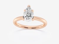 Elise-Solitaire Engagement Ring - Lab Grown Diamonds