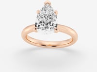Elise-Solitaire Engagement Ring - Lab Grown Diamonds