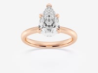 Elise-Solitaire Engagement Ring - Lab Grown Diamonds