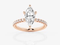 Everly-Halo Engagement Ring - Lab Grown Diamonds
