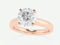 Layla-Solitaire Engagement Ring - Lab Grown Diamonds