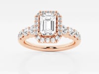 Madeline-Halo Engagement Ring - Lab Grown Diamonds