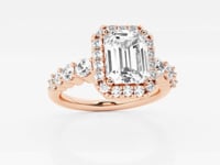 Madeline-Halo Engagement Ring - Lab Grown Diamonds