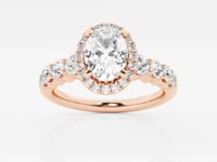 Madeline-Halo Engagement Ring - Lab Grown Diamonds