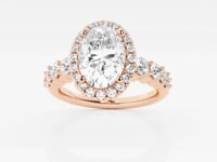 Madeline-Halo Engagement Ring - Lab Grown Diamonds