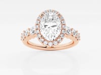 Madeline-Halo Engagement Ring - Lab Grown Diamonds
