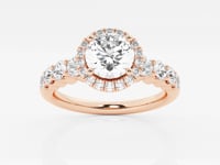 Madeline-Halo Engagement Ring - Lab Grown Diamonds