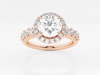Madeline-Halo Engagement Ring - Lab Grown Diamonds