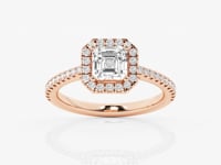 Savannah-Halo Engagement Ring - Lab Grown Diamonds