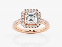 Savannah-Halo Engagement Ring - Lab Grown Diamonds