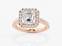 Savannah-Halo Engagement Ring - Lab Grown Diamonds