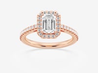 Savannah-Halo Engagement Ring - Lab Grown Diamonds