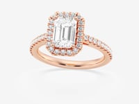 Savannah-Halo Engagement Ring - Lab Grown Diamonds