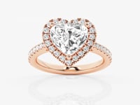 Savannah-Halo Engagement Ring - Lab Grown Diamonds