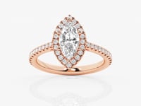 Savannah-Halo Engagement Ring - Lab Grown Diamonds