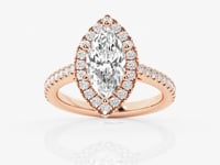 Savannah-Halo Engagement Ring - Lab Grown Diamonds